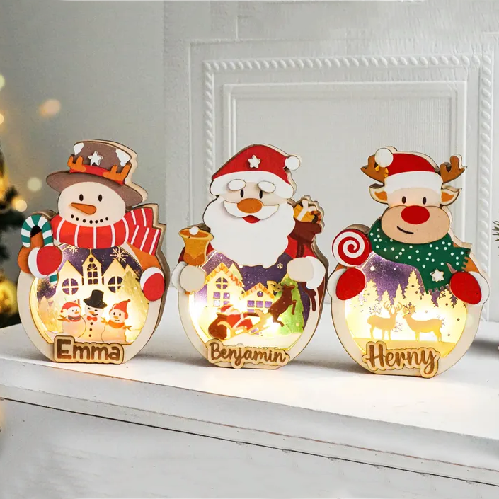 Personalized Christmas Lamp for Kids