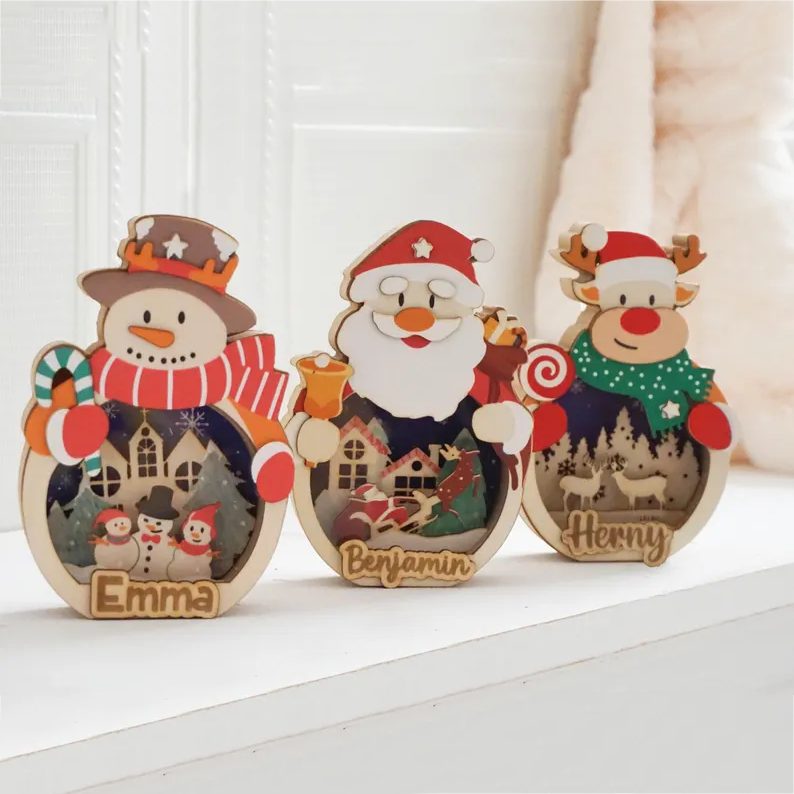 Personalized Christmas Lamp for Kids