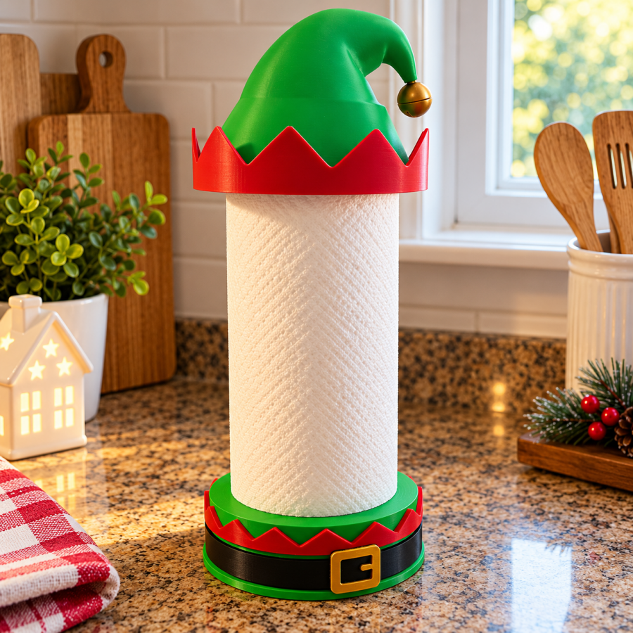 Elf Paper Towel Holder