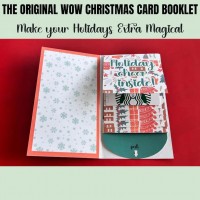 Christmas gift card holder book DIY print card gift
