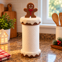Gingerbread Paper Towel Holder
