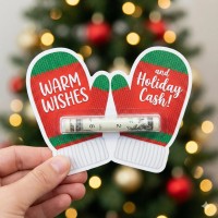 Christmas Money Holder Card Funny Cash Gift for Teens Bruh Holiday Stocking Stuffer