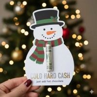 Christmas Money Holder Card Funny Cash Gift for Teens Bruh Holiday Stocking Stuffer