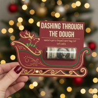 Christmas Money Holder Card Funny Cash Gift for Teens Bruh Holiday Stocking Stuffer