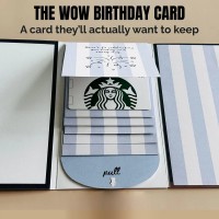 Christmas gift card holder book DIY print card gift