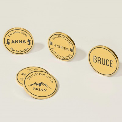 Custom Name Coin Valentine's Day Anniversary Gift For Couple