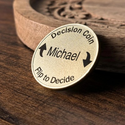 Custom Name Coin Valentine's Day Anniversary Gift For Couple