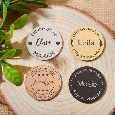 Custom Name Coin Valentine's Day Anniversary Gift For Couple