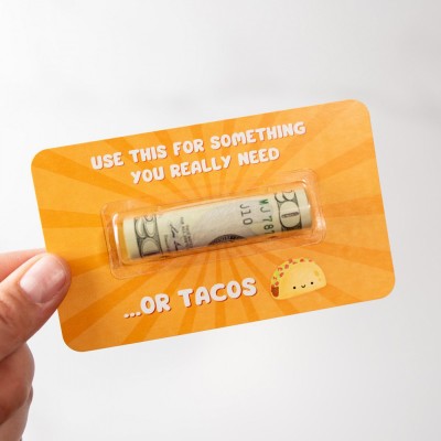 Christmas Money Holder Card Funny Cash Gift for Teens Bruh Holiday Stocking Stuffer