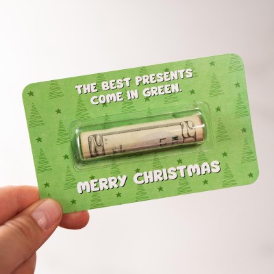 Christmas Money Holder Card Funny Cash Gift for Teens Bruh Holiday Stocking Stuffer