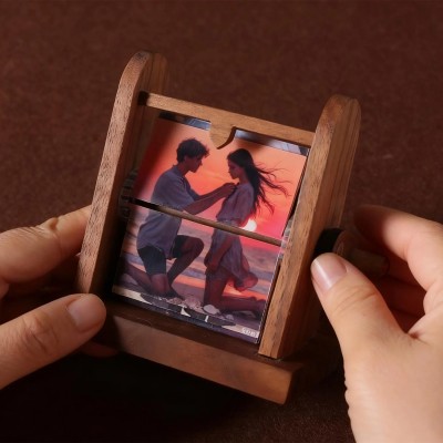 Personalized Photo Flipbook Animation Stand Gift For Christmas