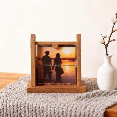 Personalized Photo Flipbook Animation Stand Gift For Christmas