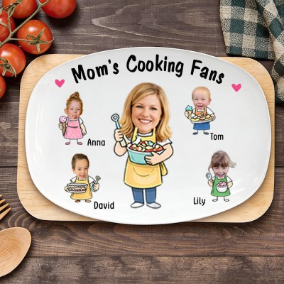 Personalized Mommy's Baking Plate Mother's Day Gift