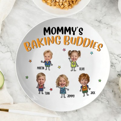 Personalized Mommy's Baking Plate Mother's Day Gift