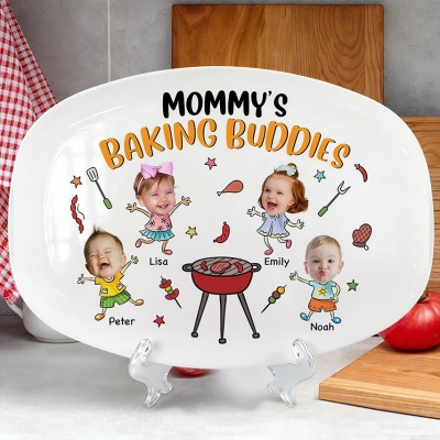 Personalized Mommy's Baking Plate Mother's Day Gift