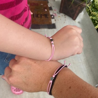 First Day of Eleventh  Grade School Bracelet Matching Bracelets Heart Bracelets
