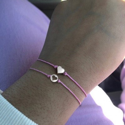 First Day of Third Grade School Bracelet Matching Bracelets Heart Bracelets