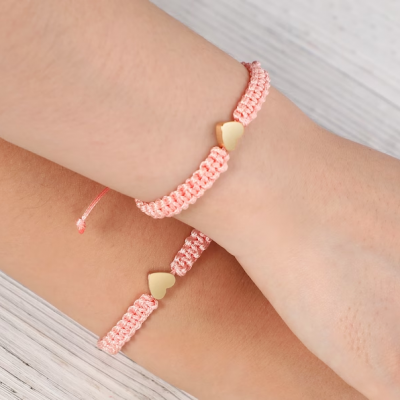 First Day of Fourth Grade School Bracelet Matching Bracelets Heart Bracelets